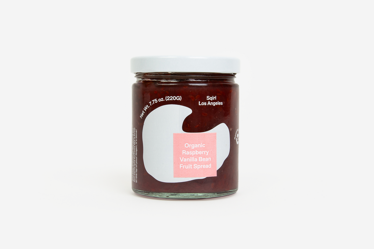 Certified Organic Raspberry & Vanilla Bean Fruit Spread Certified Organic Raspberry & Vanilla Bean Fruit Spread