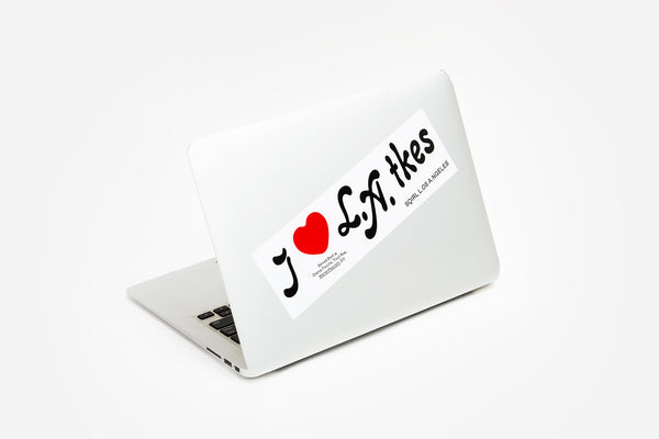 I Heart L.A.tkes Vinyl Bumper Sticker
